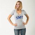 W Republic W Republic Game Day Womens Tee SMU; Heather Grey - Large 501-150-HGY-03